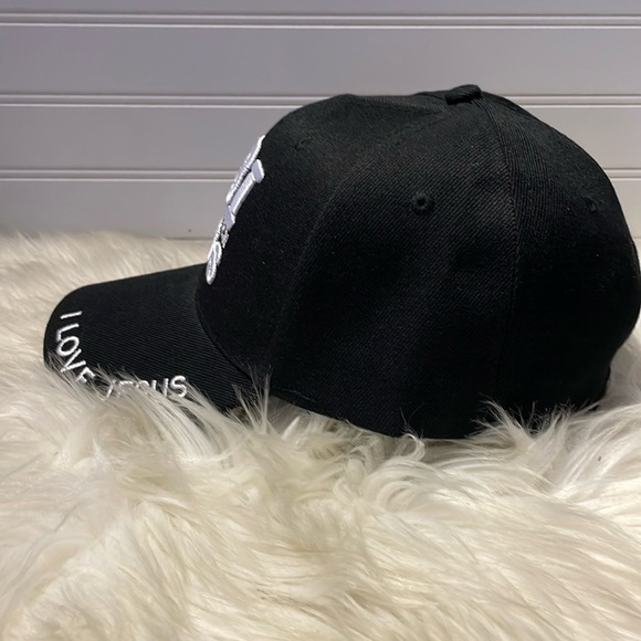 FBI- Firm Believer in Jesus Black Embroidered Baseball Cap - Picture 5 of 12